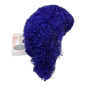 New Fashion Purple Curly Wig
